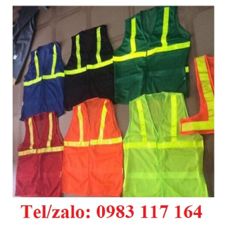 Áo Phản Quang Màu Xanh, Cam, Vàng, Đỏ, Đen Giá Rẻ