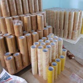 BĂNG KEO TRONG DÁN THÙNG 100YD 50MIC