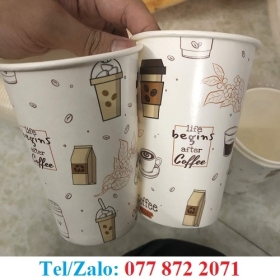 BÁO GIÁ BÁN SỈ LẺ CÁC LOẠI LY GIẤY TRÀ SỮA 
