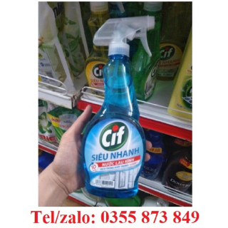 Chai nước làm sạch kính, bụi bẩn chính hãng cift