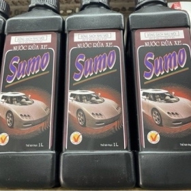 CHÍNH HÃNG NƯỚC RỬA XE SUMO 1 LÍT THÙNG 24 CHAI GIAO TẬN NƠI 