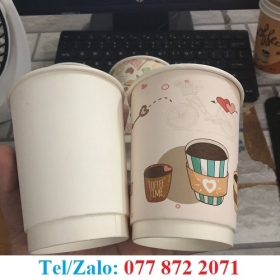 CỐC LY CAFÉ GIẤY KRAFT 350ML, 500ML