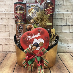 GIỎ QUÀ TẾT RƯỢU VANG, HẠT, BÁNH KẸO – ƯU ĐÃI GIÁ SỈ