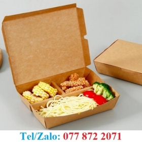 HỘP GIẤY ĐỰNG CƠM 1 NGĂN, 2 NGĂN, 3 NGĂN TIỆN LỢI 