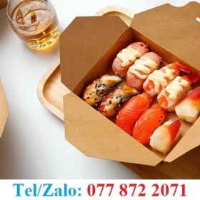 HỘP GIẤY ĐỰNG THỨC ĂN GIÁ RẺ 