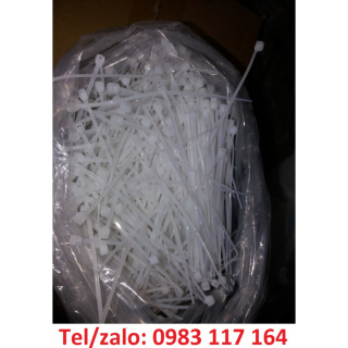 Lạt nhựa trắng đen 30 x 500mm ship toàn quốc