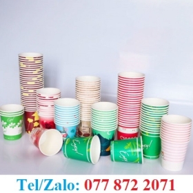 LY GIẤY DÀY CỨNG XƯỞNG LY GIẤY BÁN ĐỒ UỐNG 