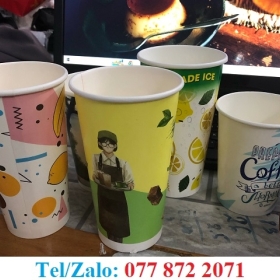 LY GIẤY ĐỰNG NƯỚC MÍA, SINH TỐ MANG ĐI