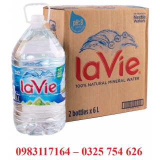 NƯỚC KHOÁNG LAVIE CAN 6 LIT GIÁ TỐT