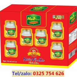 NƯỚC YẾN SÀO ĐÓNG LON – LỐC 6 LON HƯƠNG TRÁI CÂY