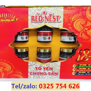 NƯỚC YẾN SÀO THÙNG 72 HŨ THỦY TINH VỊ DÂU THƠM NGON