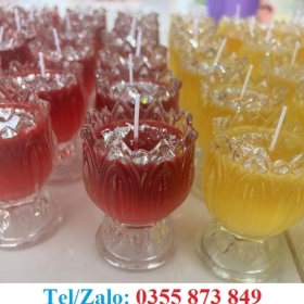 SỈ LẺ SÁP NẾN DẺO, LY, TIM, ĐẾ LÀM NẾN LY GIAO TOÀN QUỐC