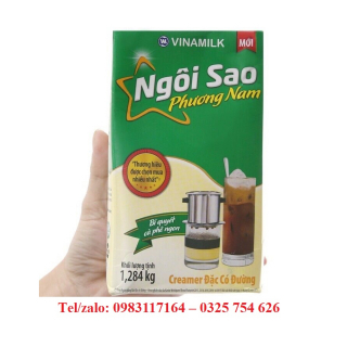 SỮA ĐẶC NGÔI SAO HỘP GIẤY 1,284KG SHIP TẬN NƠI