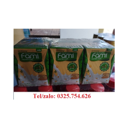 SỮA ĐẬU NÀNH FAMI HỘP  200ML – THÙNG 36 HỘP