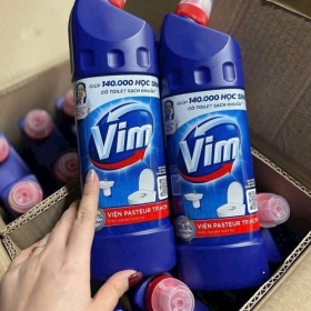 VIM TẨY RỬA BỒN CẦU, TOILET SẠCH AN TOÀN 