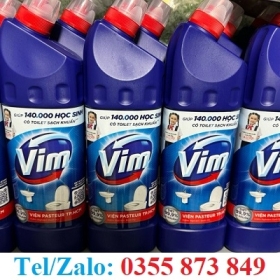 VIM TẨY RỬA MẢNG BÁM VÀ VẾT Ố VÀNG 