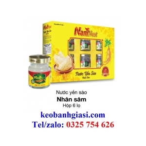 Yến Sào Nhân Sâm Hủ 70ml Yến 18%